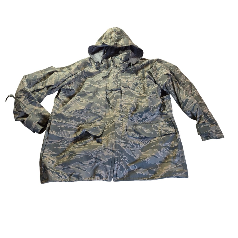 APECS Parka SPM1C1-08-D-1041 Mens XL Regular Camo Tactical Air Force Rain Jacket
